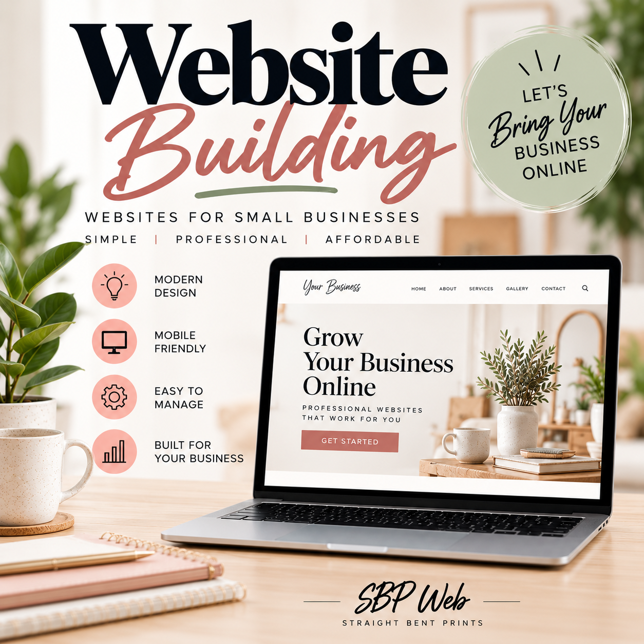 Website Design Nowra & Shoalhaven | Straight Bent Prints Web
