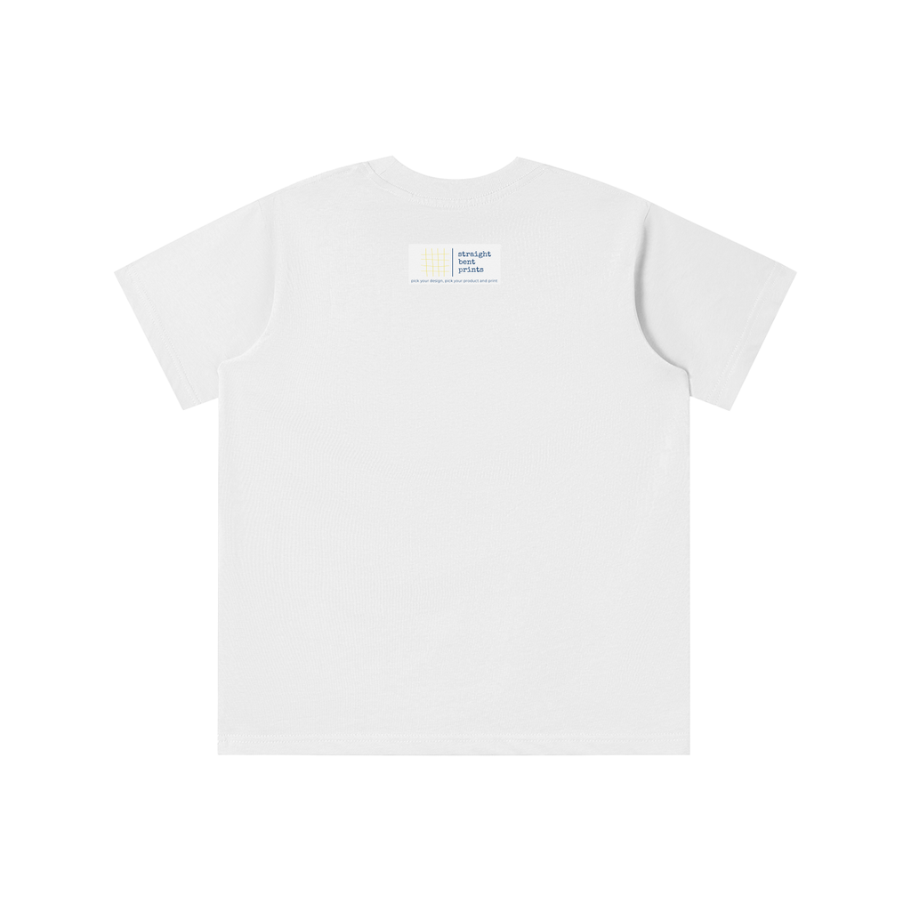 White t-shirt on a white background