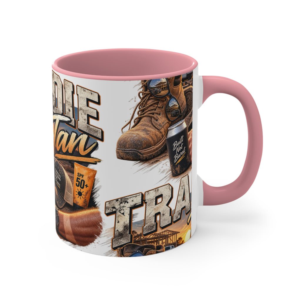Tradie Tan Mug | Funny Aussie Tradie Gift | Builder & Construction Worker Coffee Mug