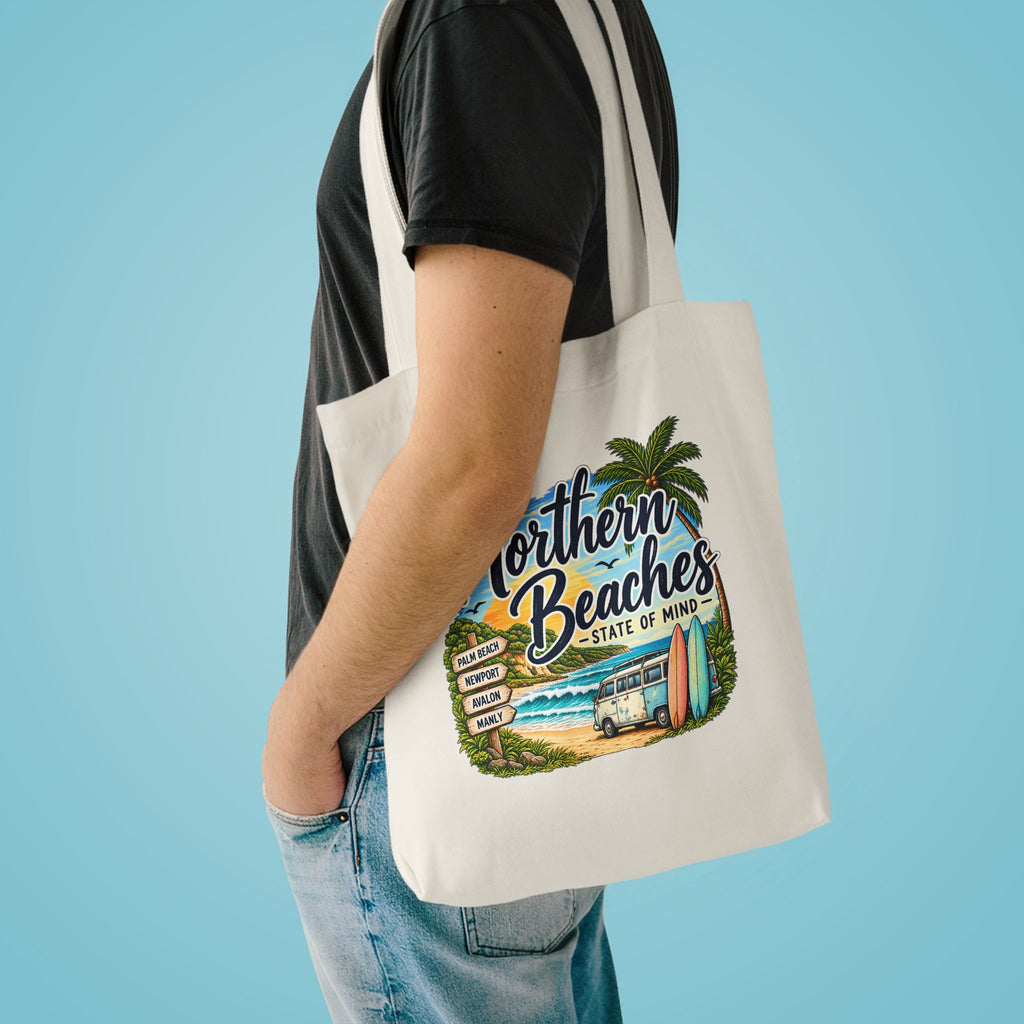 Northern Beaches Tote Bag | Sydney Beach Gift | Palm Beach Avalon Manly Coastal Bag