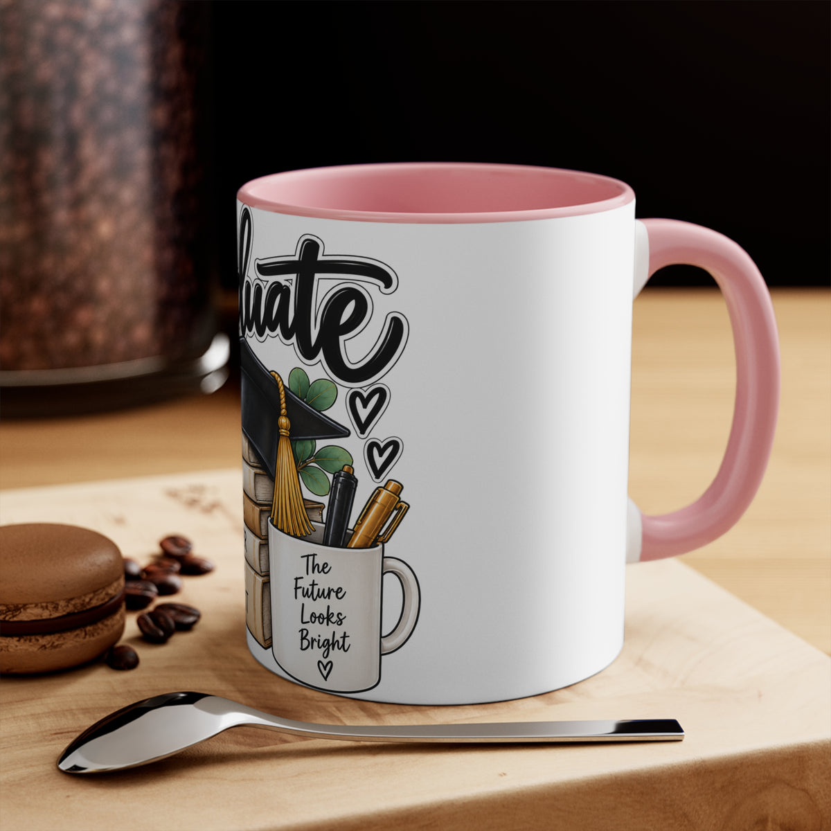 Graduate Mug | Graduation Gift | The Future Looks Bright Coffee Mug | Gift for Graduate