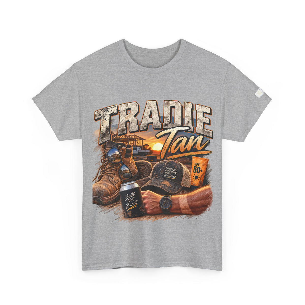 Tradie Tan T-Shirt | Funny Aussie Tradie Gift | Construction Worker Tee