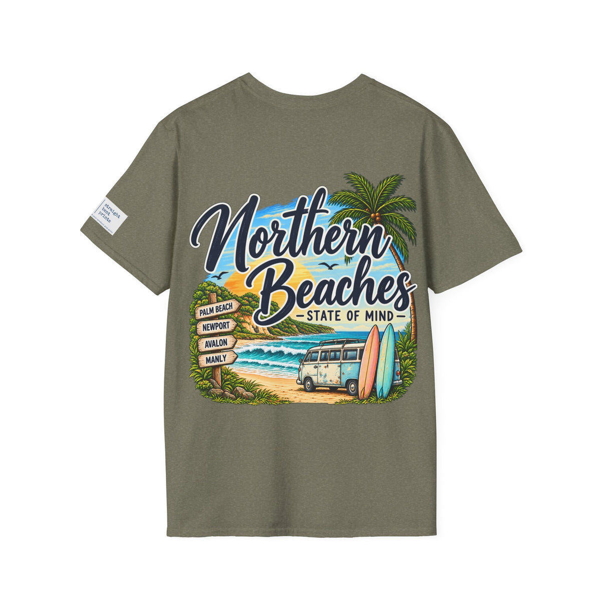 Northern Beaches T-Shirt | Sydney Beach Gift | Palm Beach Avalon Manly Coastal Tee