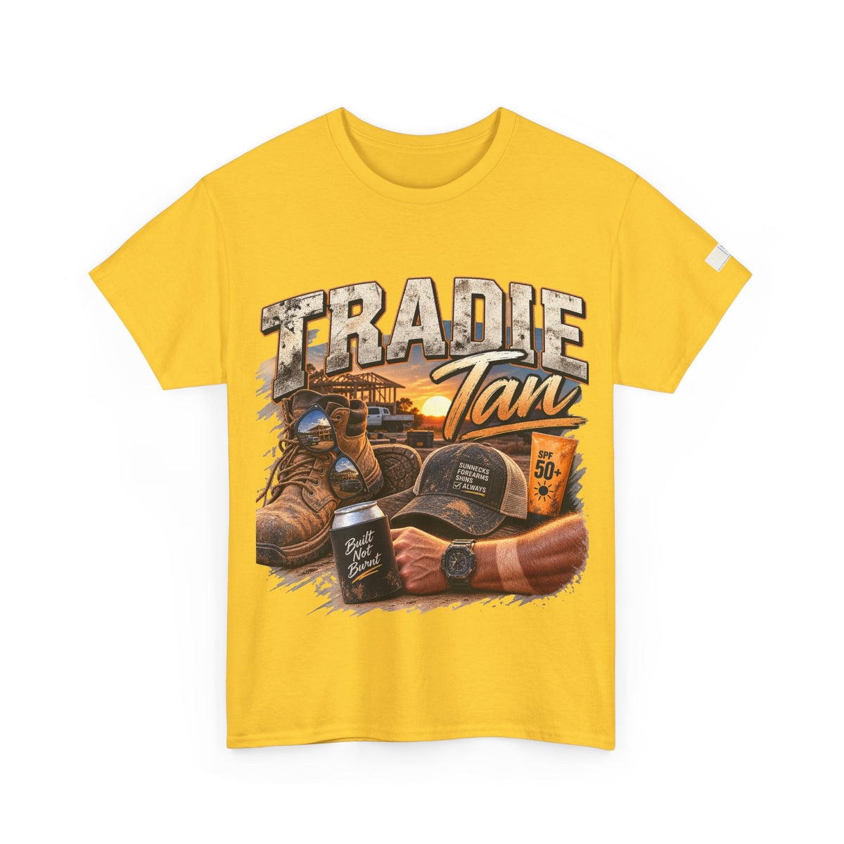 Tradie Tan T-Shirt | Funny Aussie Tradie Gift | Construction Worker Tee