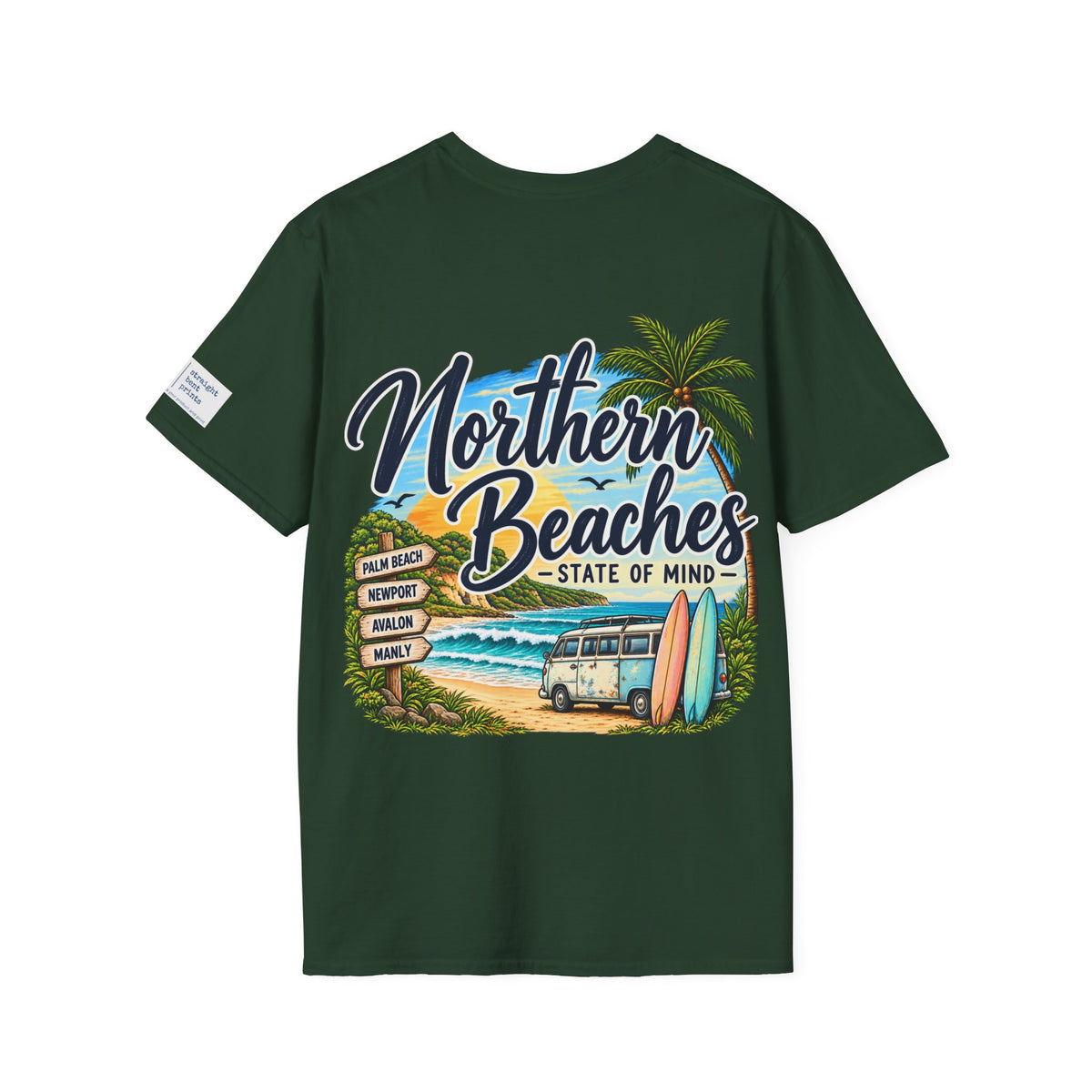Northern Beaches T-Shirt | Sydney Beach Gift | Palm Beach Avalon Manly Coastal Tee