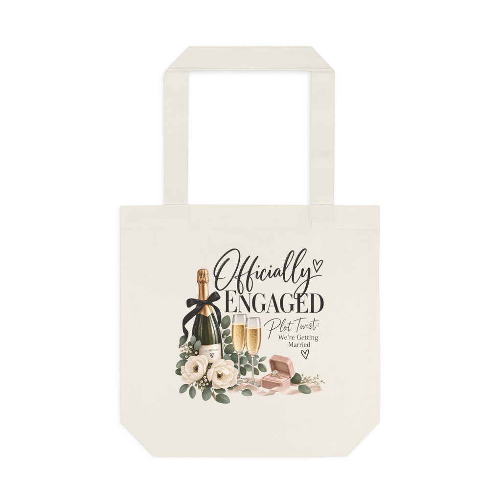 Engagement Tote Bag | Newly Engaged Gift | Officially Engaged Bride to Be Bag