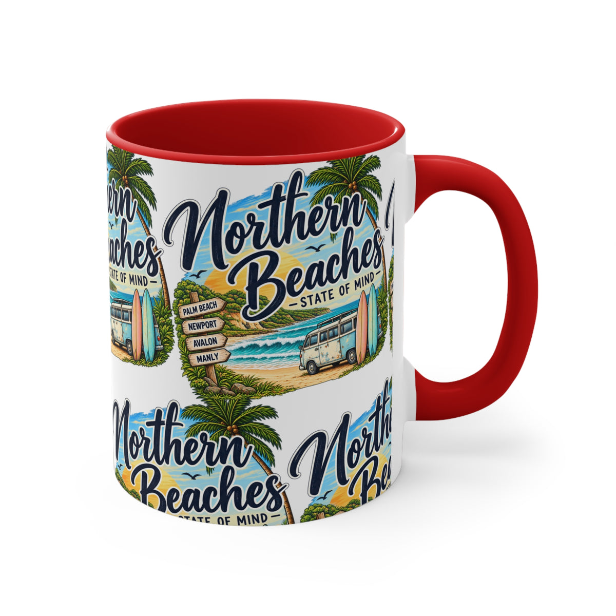 Northern Beaches Mug | Sydney Beach Gift | Palm Beach Avalon Manly Coastal Coffee Mug