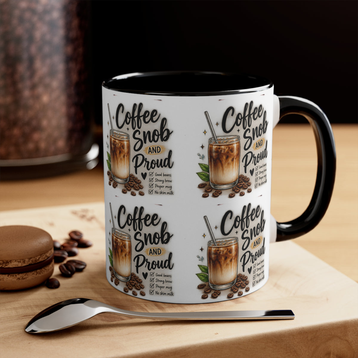 Coffee Snob Mug | Funny Coffee Lover Gift | Coffee Snob and Proud 325mL Accent Mug