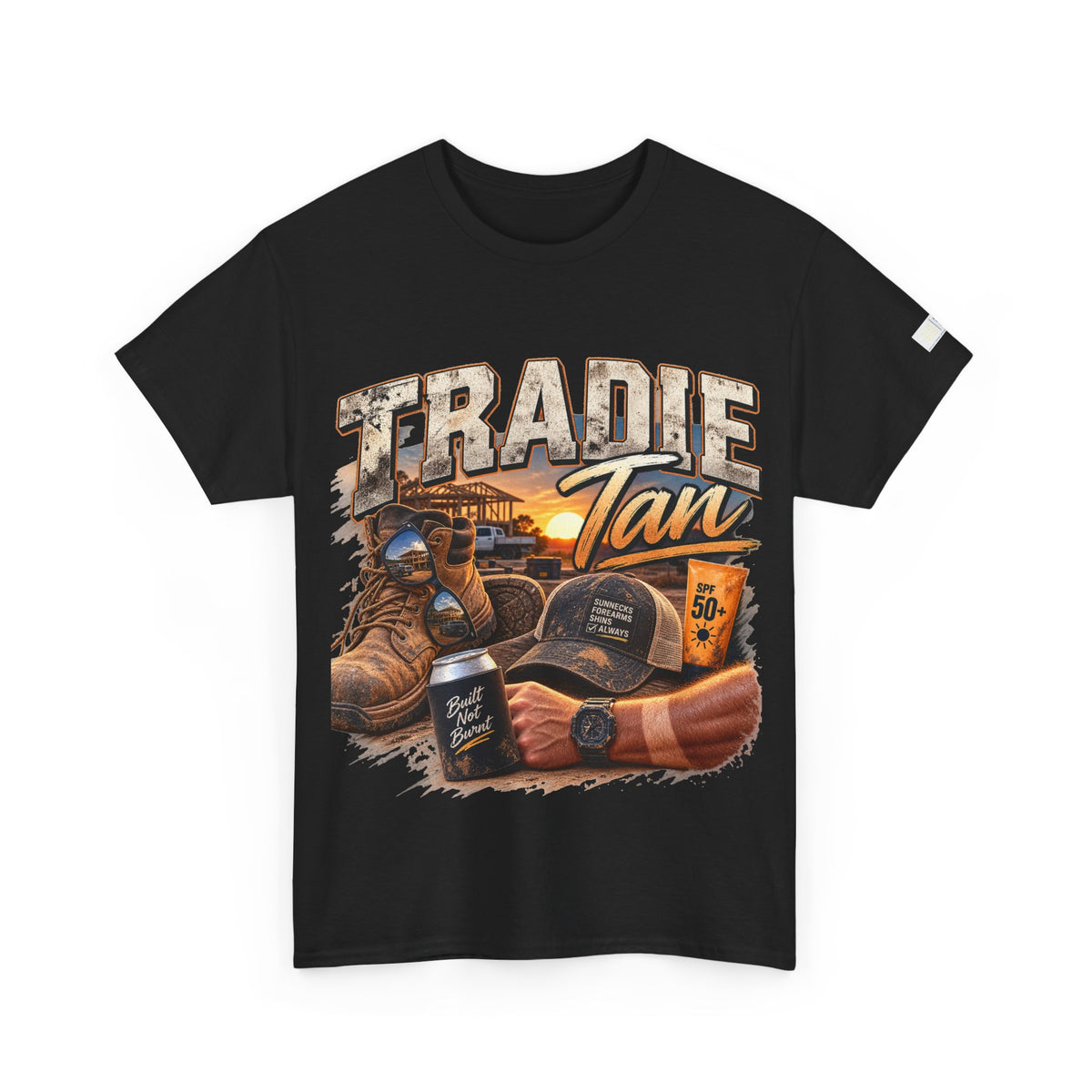 Tradie Tan T-Shirt | Funny Aussie Tradie Gift | Construction Worker Tee