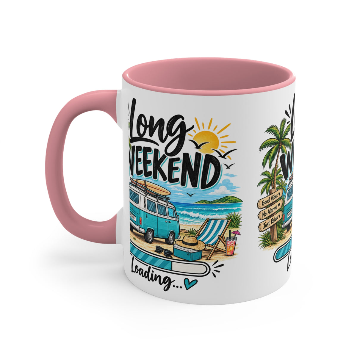 Long Weekend Loading Mug | Beach Lover Gift | Australian Holiday & Weekend Coffee Mug