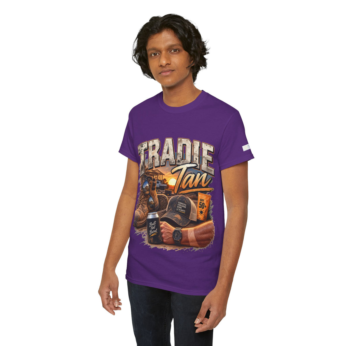 Tradie Tan T-Shirt | Funny Aussie Tradie Gift | Construction Worker Tee