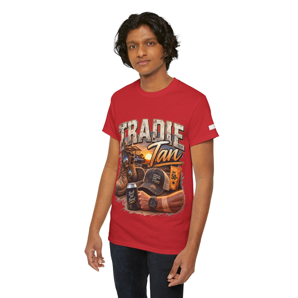 Tradie Tan T-Shirt | Funny Aussie Tradie Gift | Construction Worker Tee