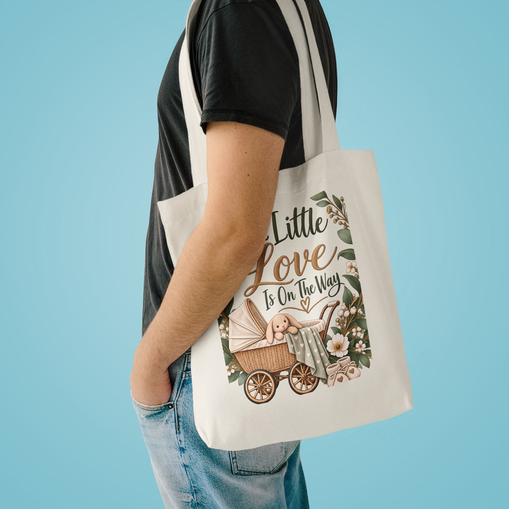 Baby Shower Tote Bag | A Little Love Is On The Way | New Baby Gift