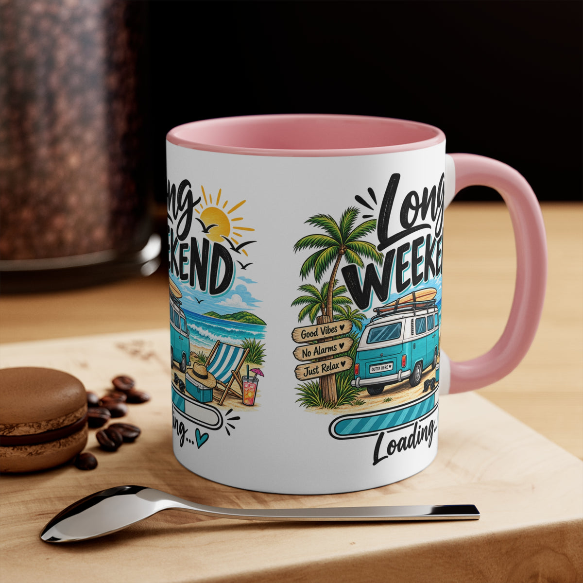 Long Weekend Loading Mug | Beach Lover Gift | Australian Holiday & Weekend Coffee Mug