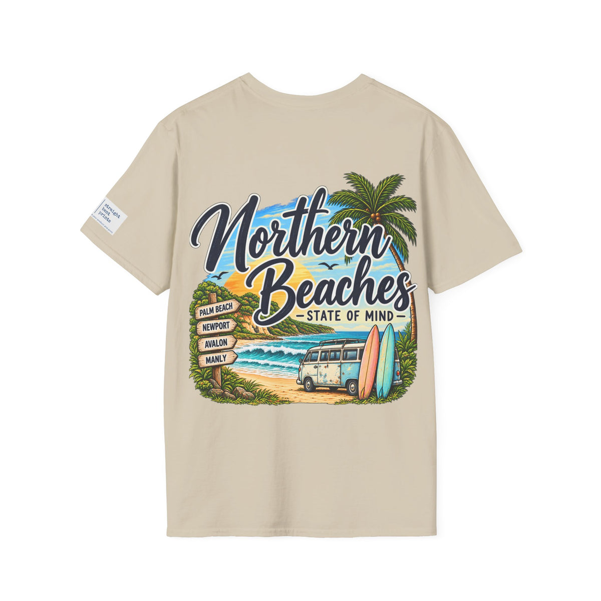 Northern Beaches T-Shirt | Sydney Beach Gift | Palm Beach Avalon Manly Coastal Tee