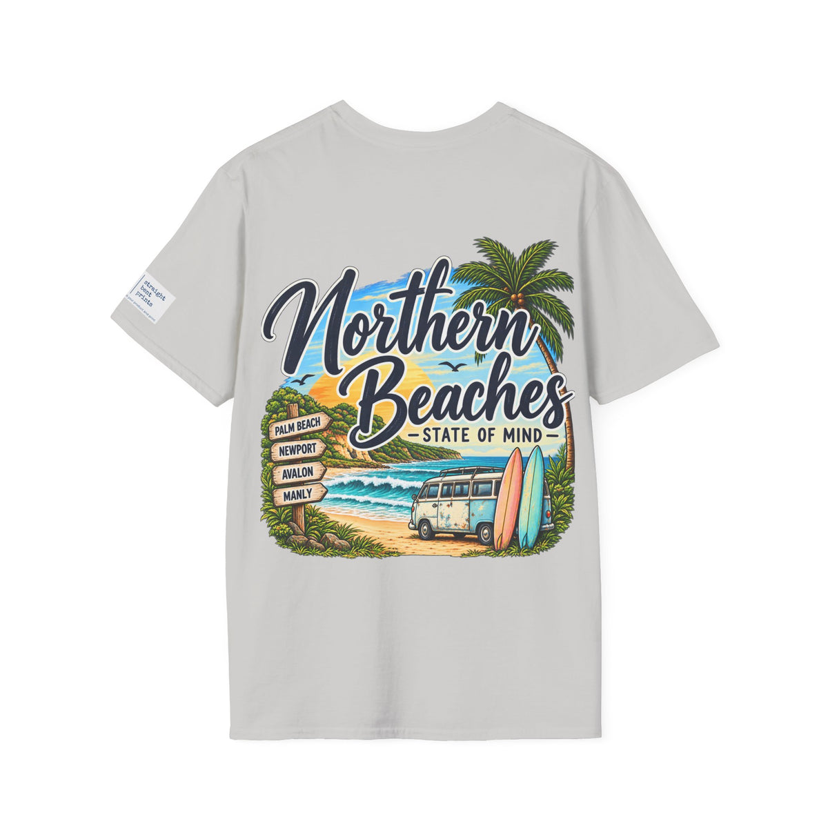 Northern Beaches T-Shirt | Sydney Beach Gift | Palm Beach Avalon Manly Coastal Tee
