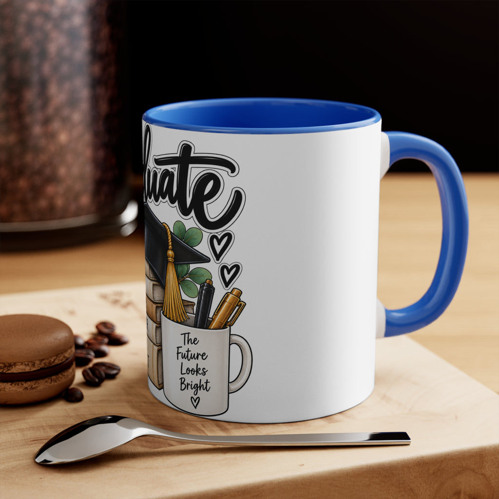 Graduate Mug | Graduation Gift | The Future Looks Bright Coffee Mug | Gift for Graduate