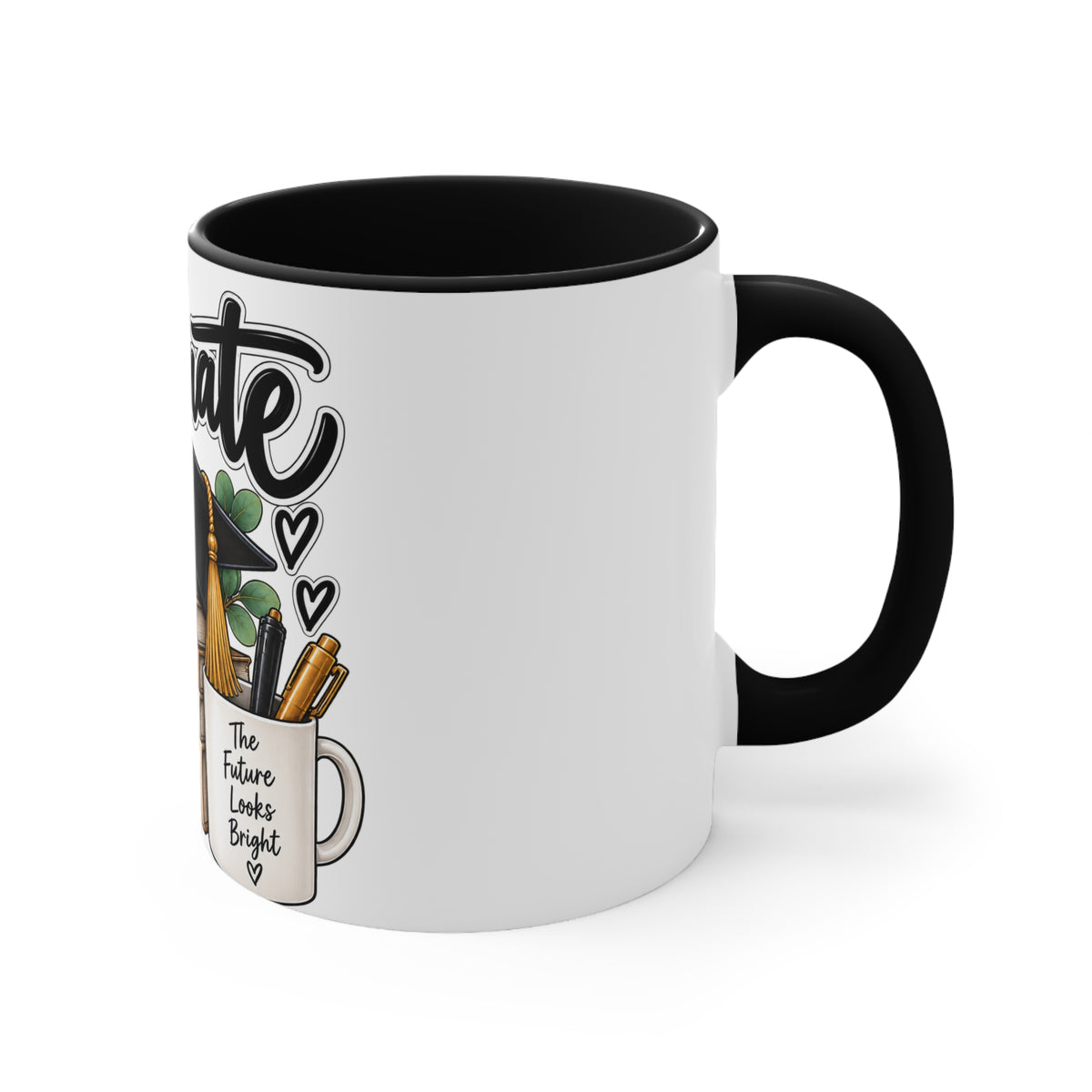 Graduate Mug | Graduation Gift | The Future Looks Bright Coffee Mug | Gift for Graduate