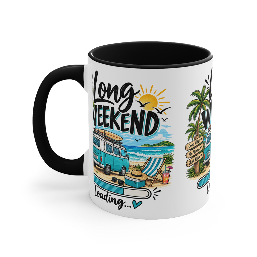 Long Weekend Loading Mug | Beach Lover Gift | Australian Holiday & Weekend Coffee Mug