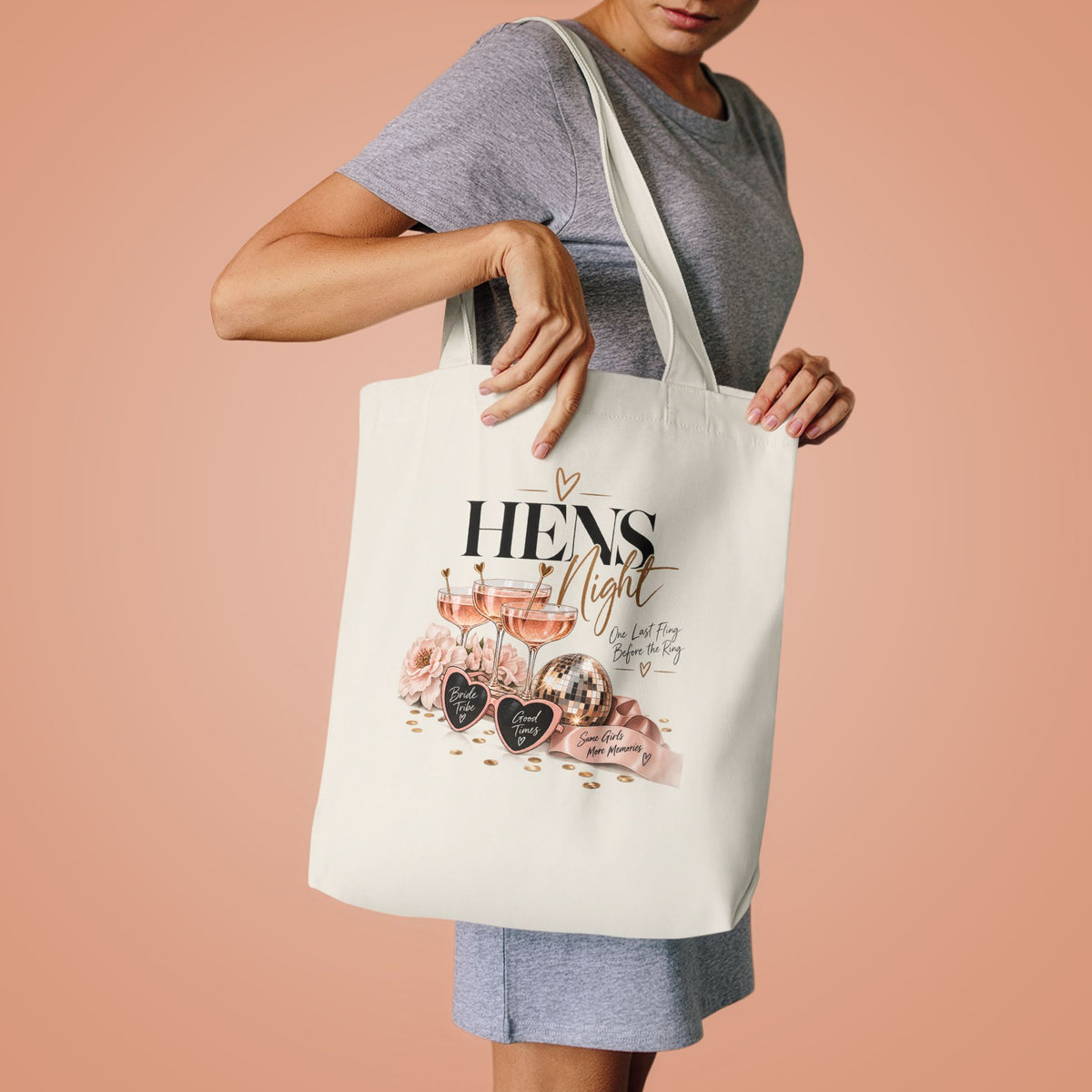 Hens Night Tote Bag | Bride to Be Gift | Classy Hens Party Bag | Bride Tribe Tote