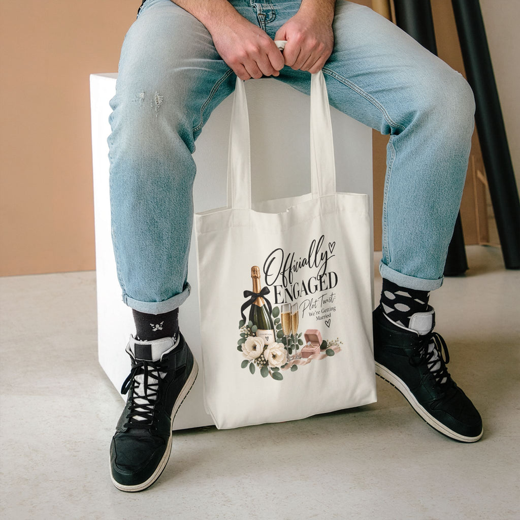 Engagement Tote Bag | Newly Engaged Gift | Officially Engaged Bride to Be Bag