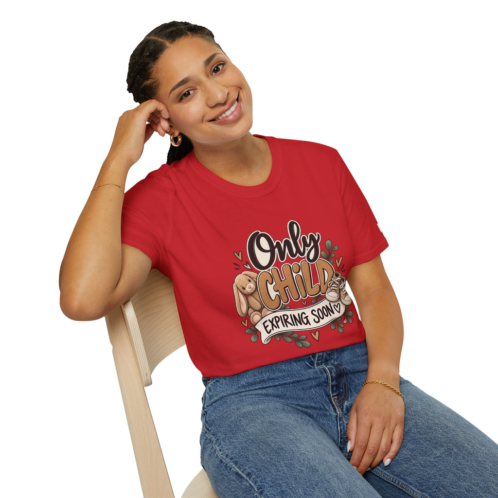 Only Child Expiring Soon T-Shirt | Pregnancy Announcement Shirt | Big Brother Big Sister Reveal Tee