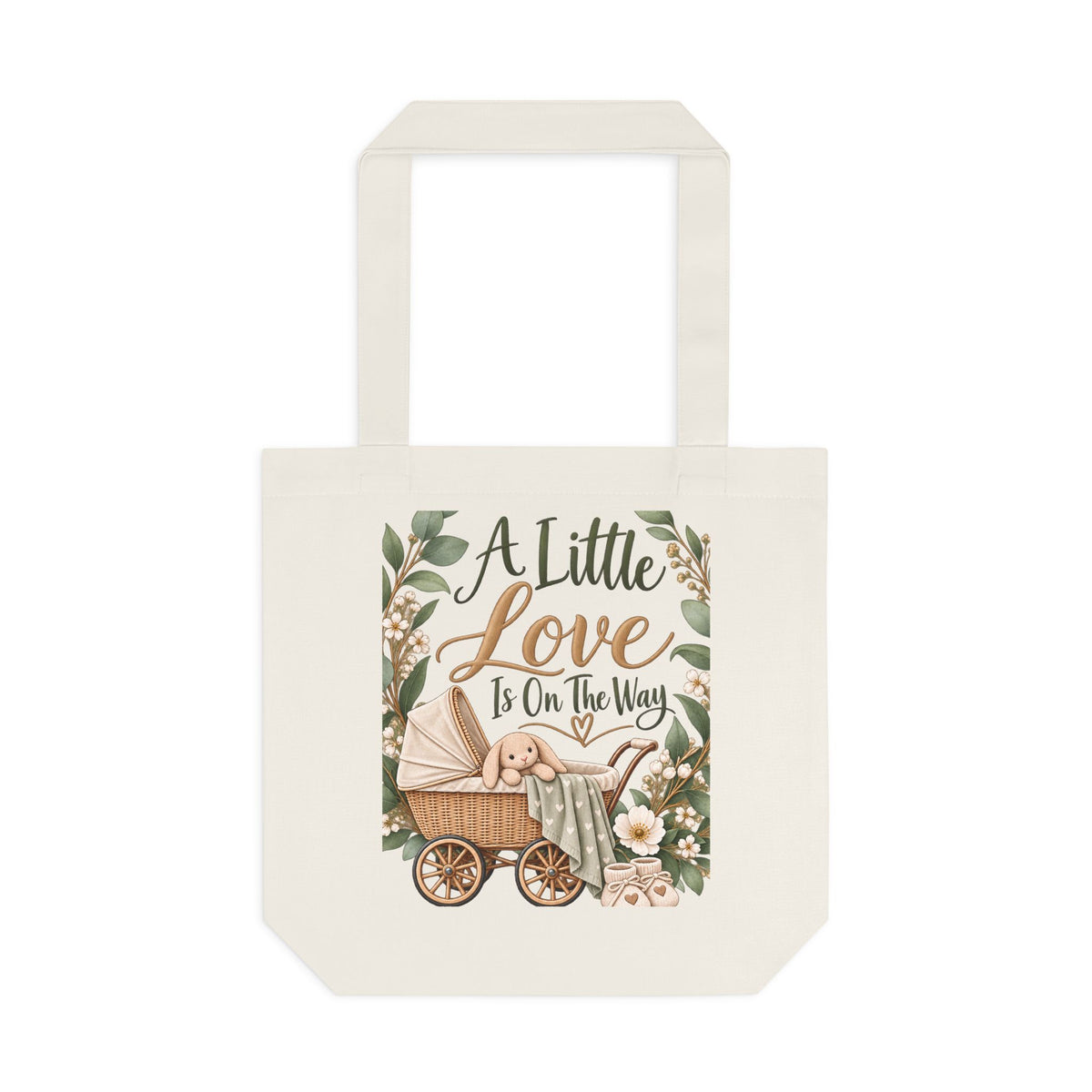 Baby Shower Tote Bag | A Little Love Is On The Way | New Baby Gift