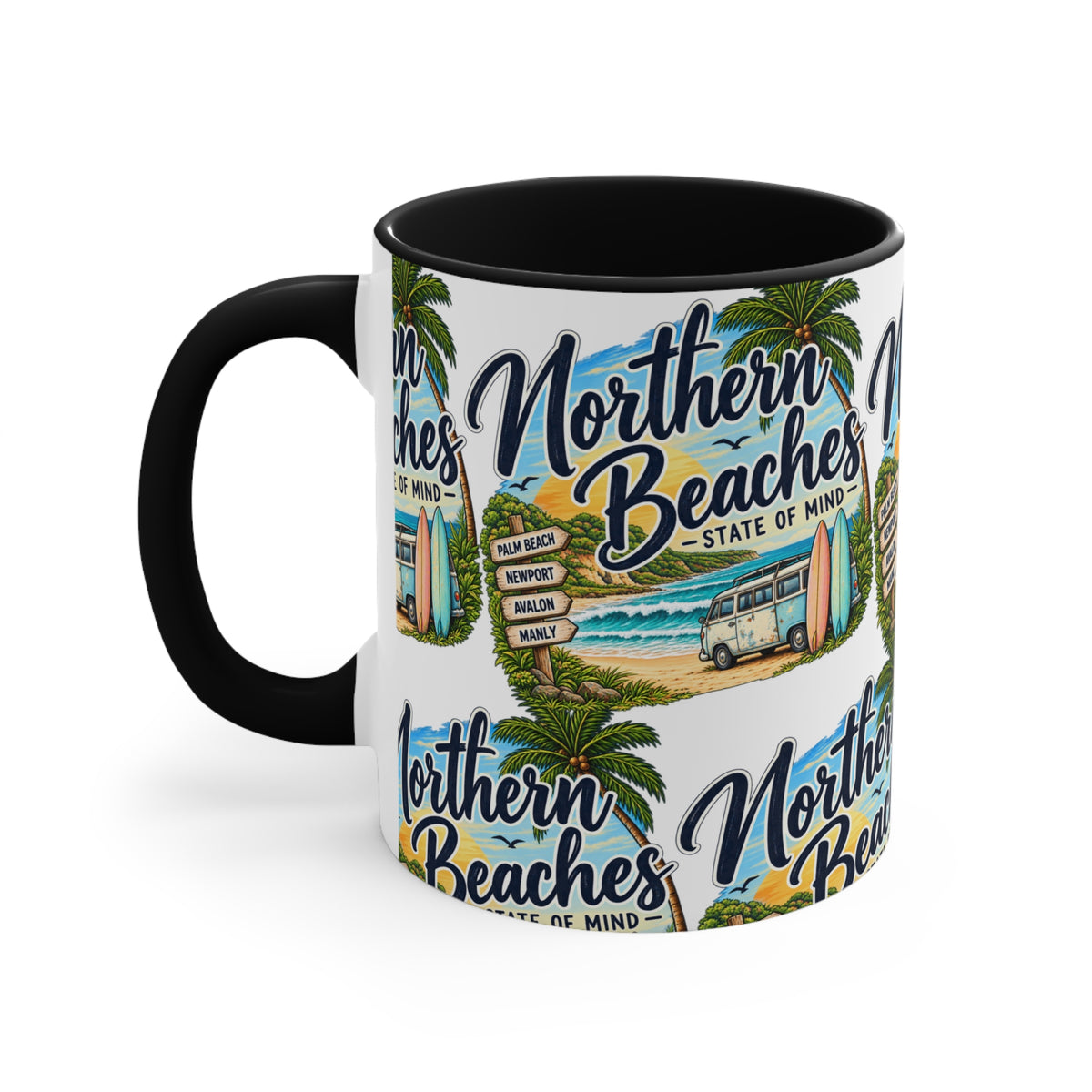 Northern Beaches Mug | Sydney Beach Gift | Palm Beach Avalon Manly Coastal Coffee Mug