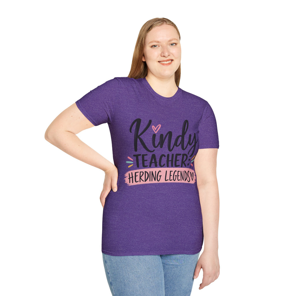 Kindy Teacher T-Shirt | Herding Legends Teacher Tee | Funny Early Childhood Educator Gift