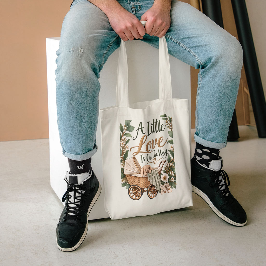 Baby Shower Tote Bag | A Little Love Is On The Way | New Baby Gift