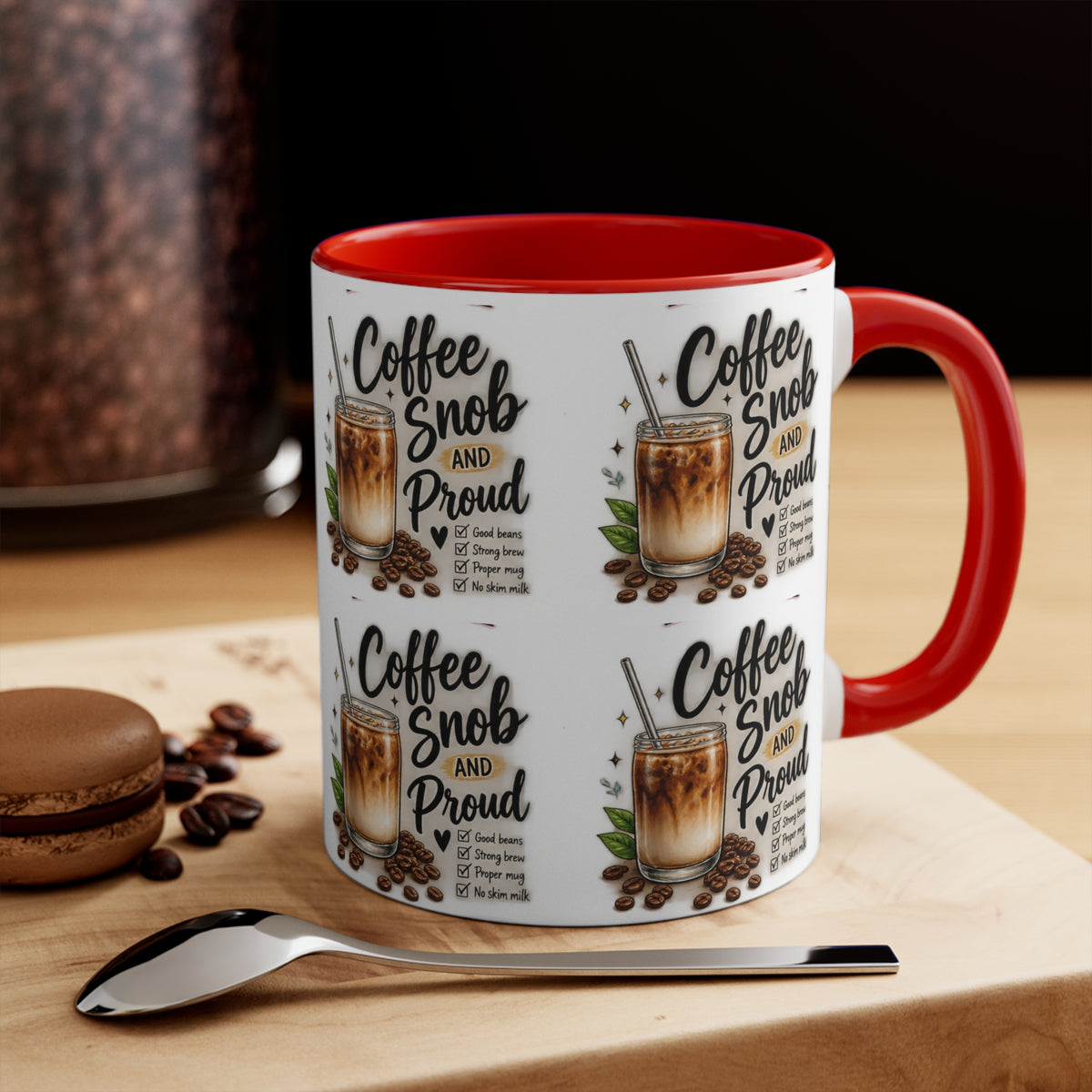 Coffee Snob Mug | Funny Coffee Lover Gift | Coffee Snob and Proud 325mL Accent Mug