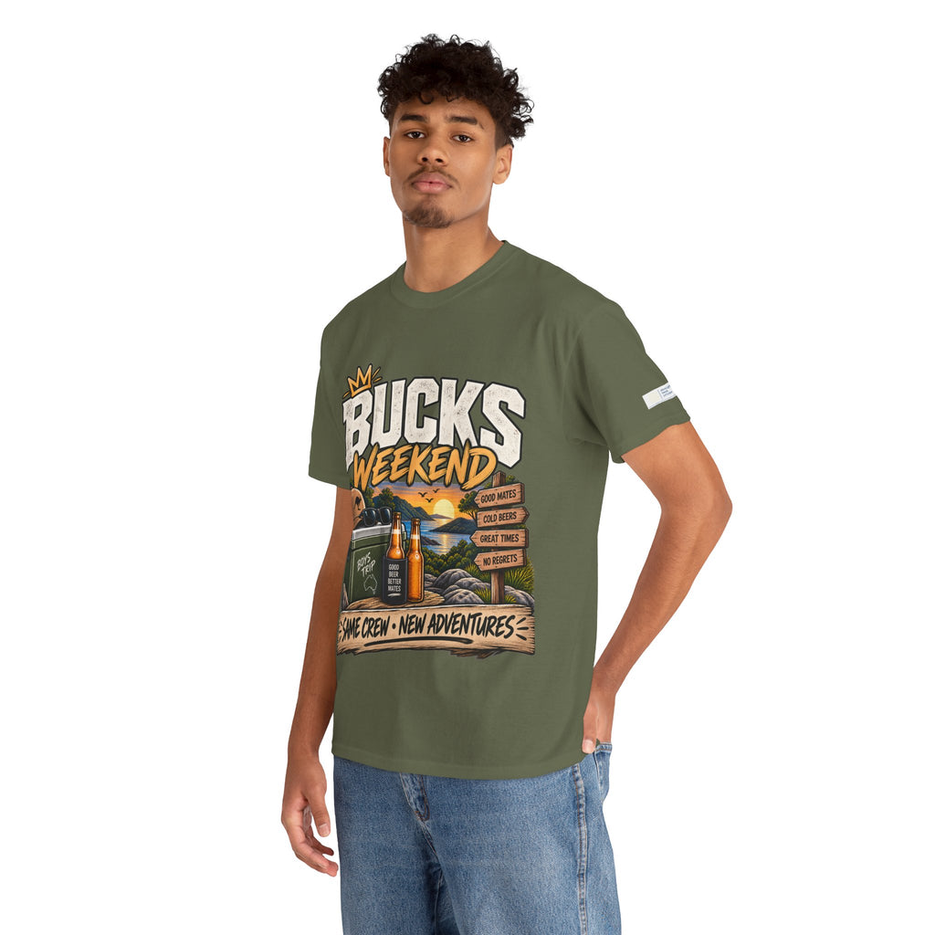 Bucks Weekend T-Shirt | Bucks Party Shirt | Australian Bucks Night Boys Trip Tee