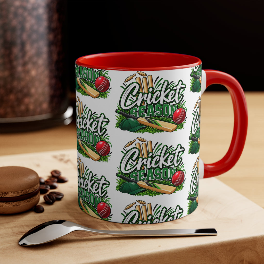 Cricket Season Mug | Cricket Lover Gift | Australian Cricket Gift for Players, Mums, Dads & Fans