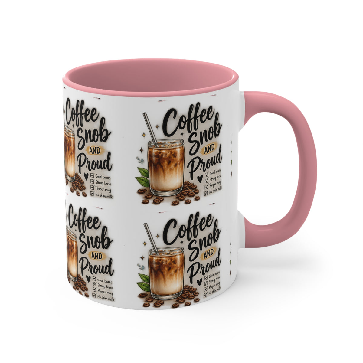 Coffee Snob Mug | Funny Coffee Lover Gift | Coffee Snob and Proud 325mL Accent Mug