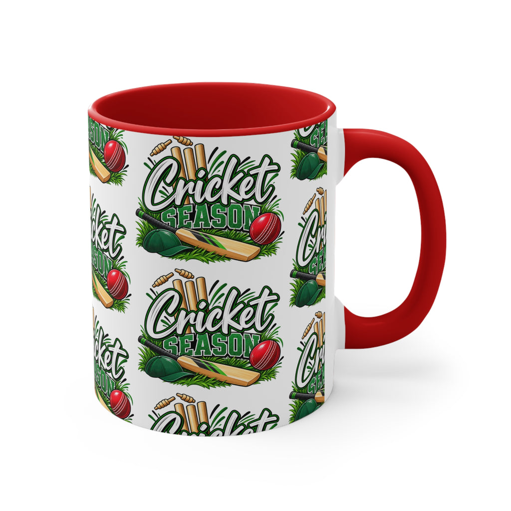 Cricket Season Mug | Cricket Lover Gift | Australian Cricket Gift for Players, Mums, Dads & Fans