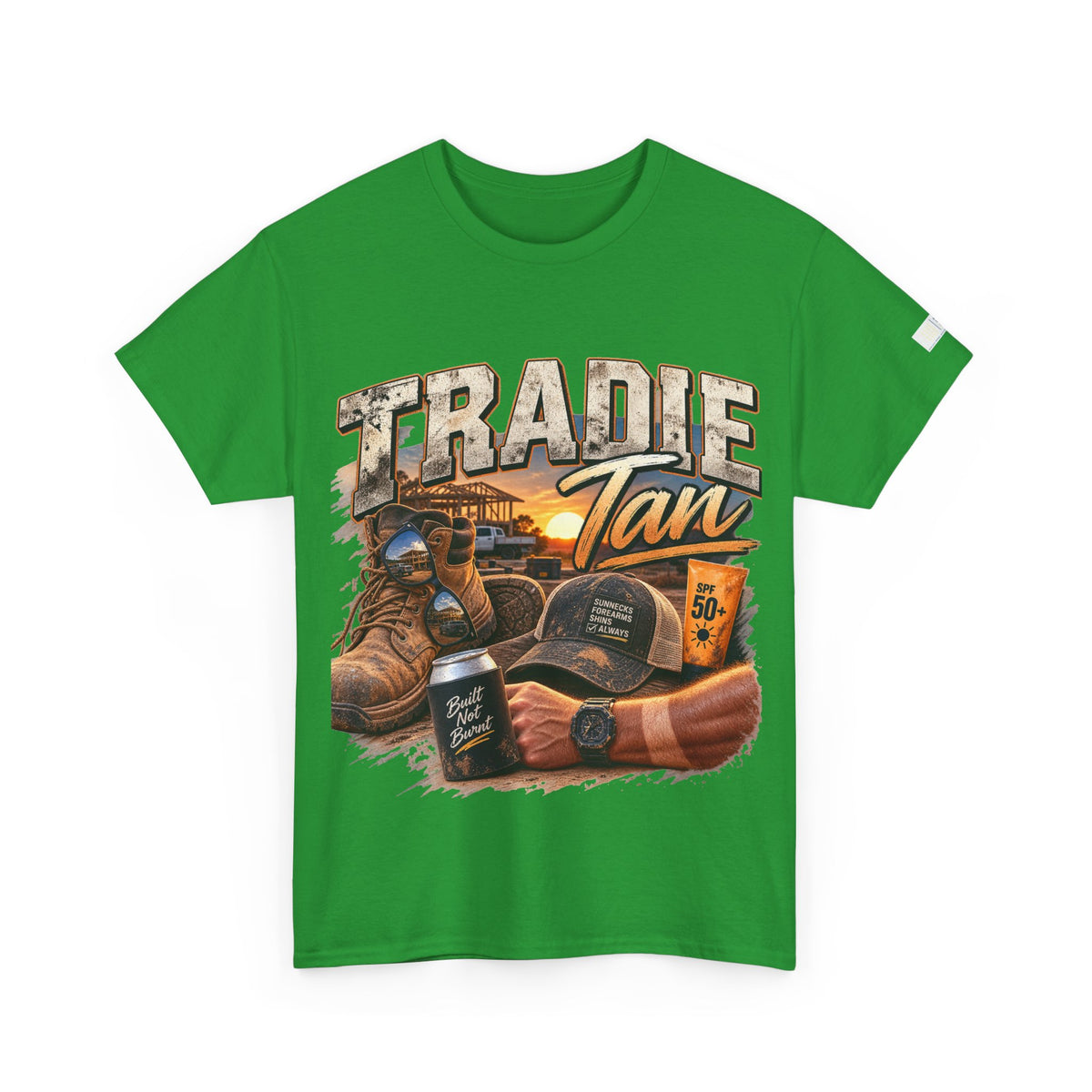 Tradie Tan T-Shirt | Funny Aussie Tradie Gift | Construction Worker Tee