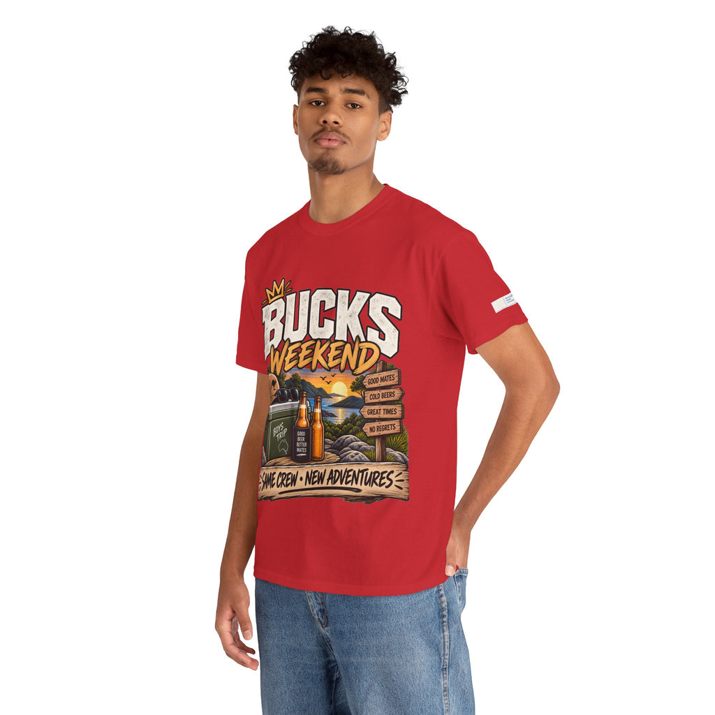 Bucks Weekend T-Shirt | Bucks Party Shirt | Australian Bucks Night Boys Trip Tee