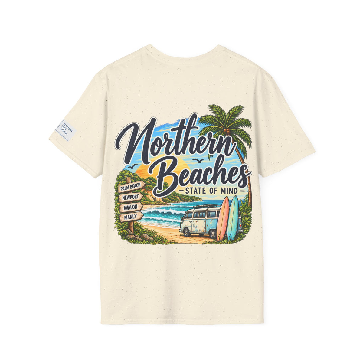 Northern Beaches T-Shirt | Sydney Beach Gift | Palm Beach Avalon Manly Coastal Tee
