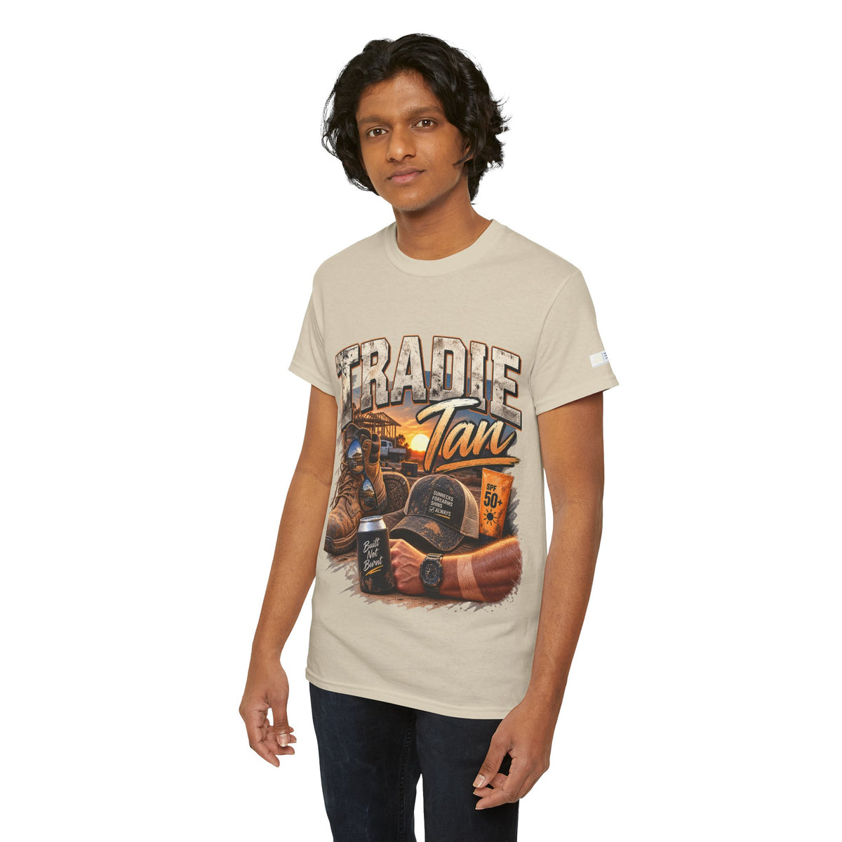 Tradie Tan T-Shirt | Funny Aussie Tradie Gift | Construction Worker Tee
