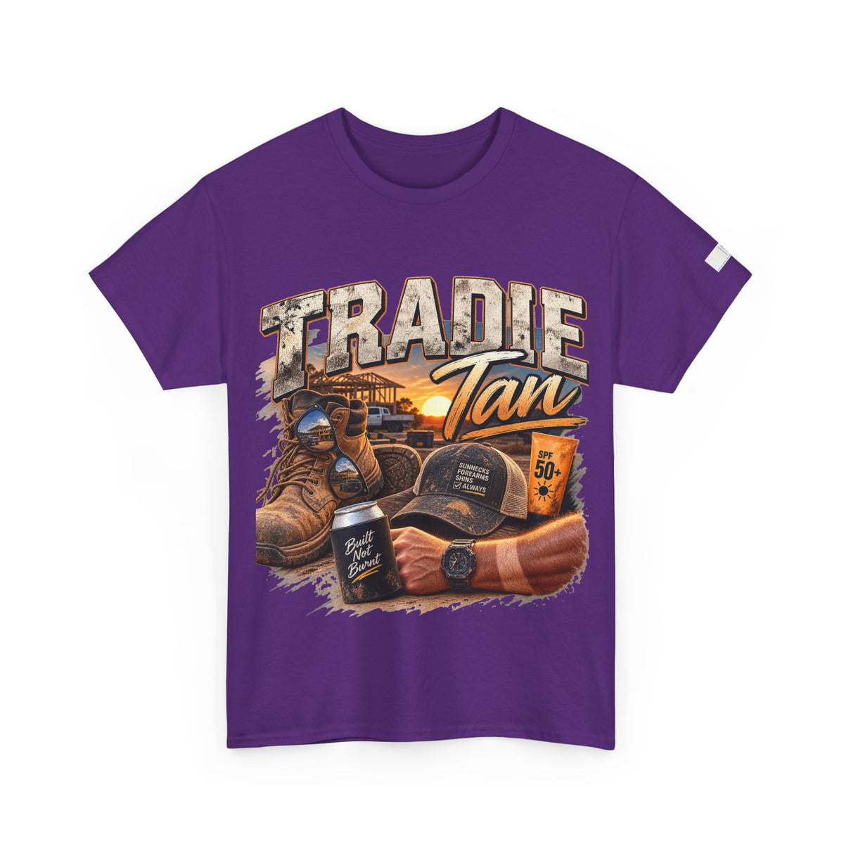 Tradie Tan T-Shirt | Funny Aussie Tradie Gift | Construction Worker Tee
