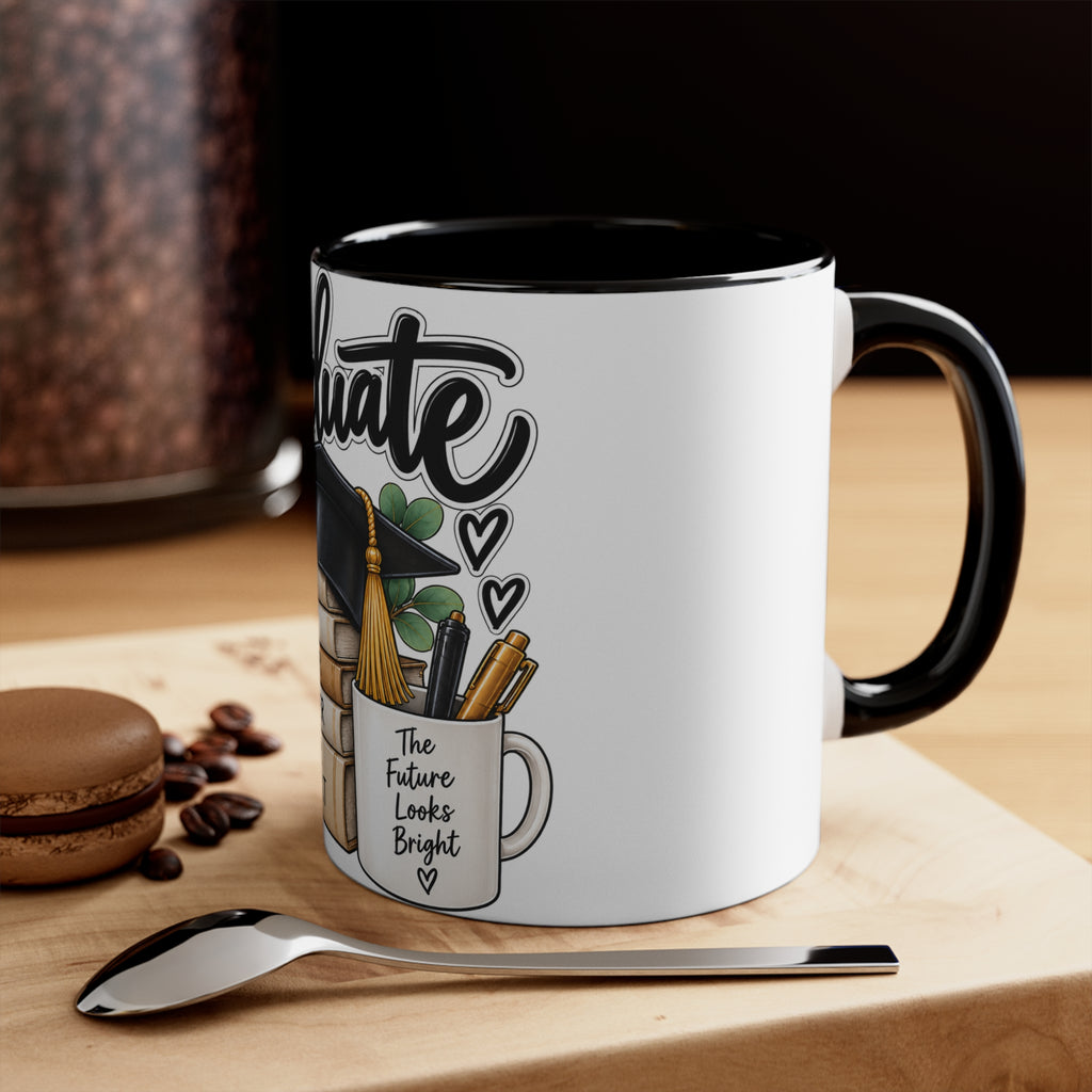 Graduate Mug | Graduation Gift | The Future Looks Bright Coffee Mug | Gift for Graduate