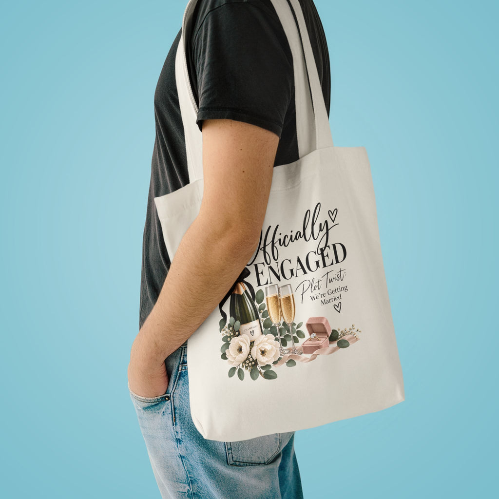 Engagement Tote Bag | Newly Engaged Gift | Officially Engaged Bride to Be Bag