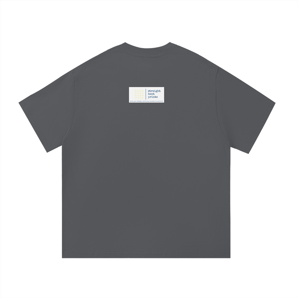 Gray t-shirt with 'It's a Dad Thing' text on the back against a white background