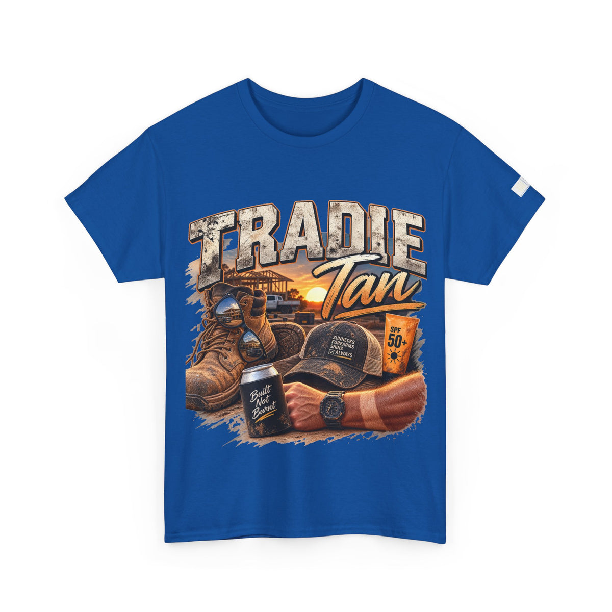 Tradie Tan T-Shirt | Funny Aussie Tradie Gift | Construction Worker Tee