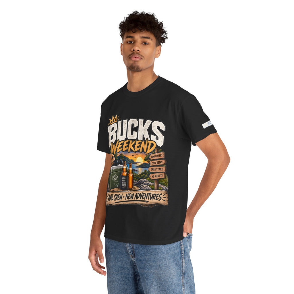 Bucks Weekend T-Shirt | Bucks Party Shirt | Australian Bucks Night Boys Trip Tee