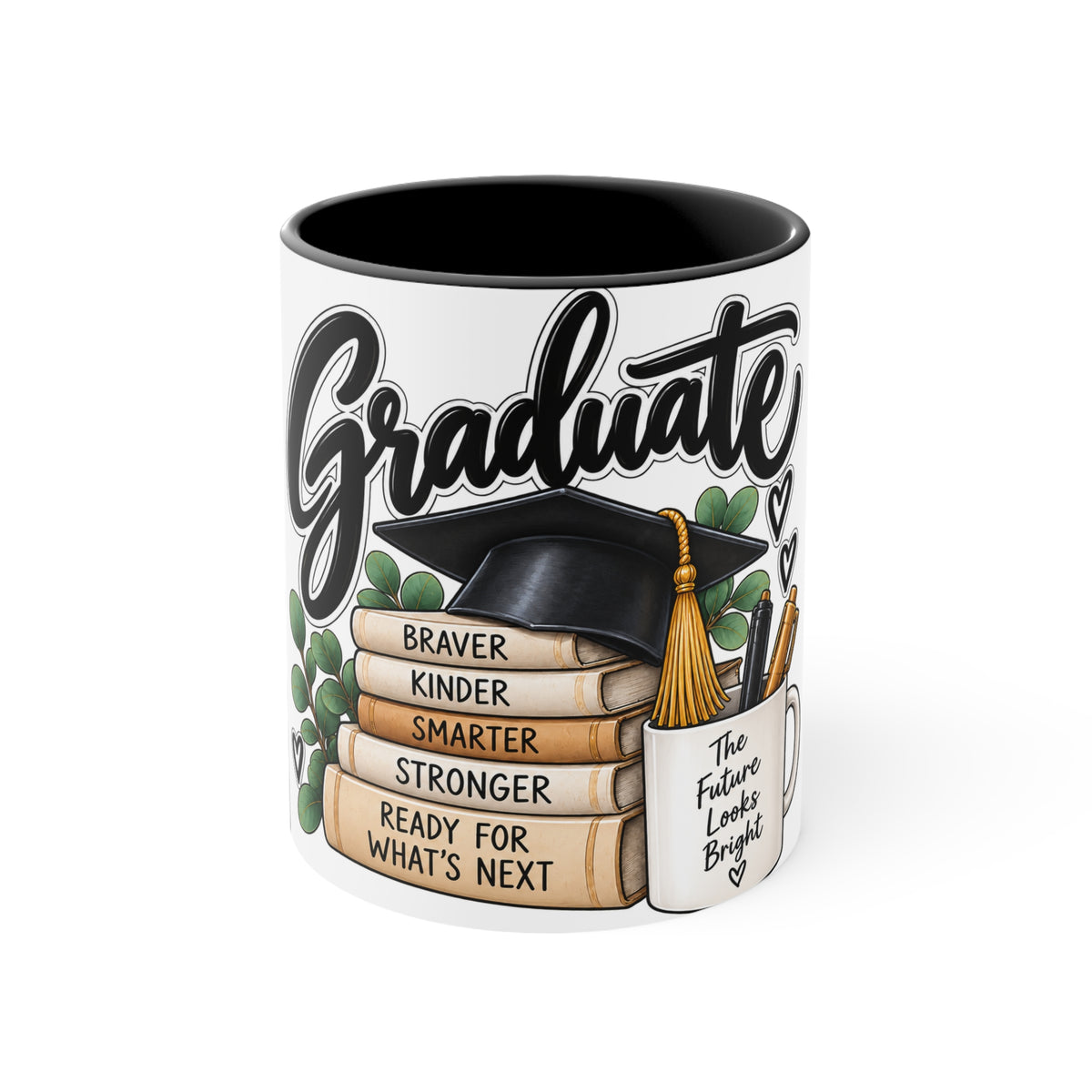 Graduate Mug | Graduation Gift | The Future Looks Bright Coffee Mug | Gift for Graduate