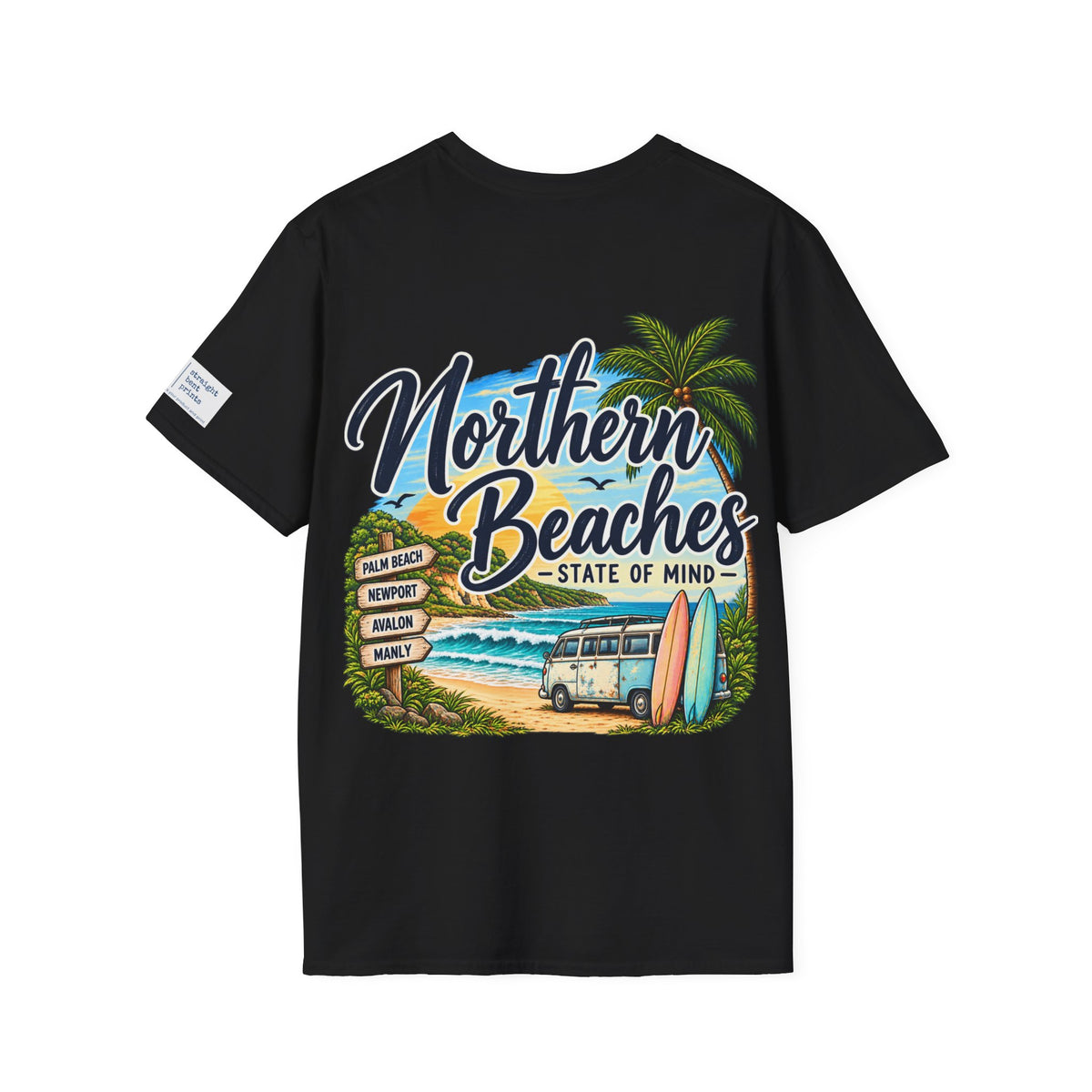 Northern Beaches T-Shirt | Sydney Beach Gift | Palm Beach Avalon Manly Coastal Tee