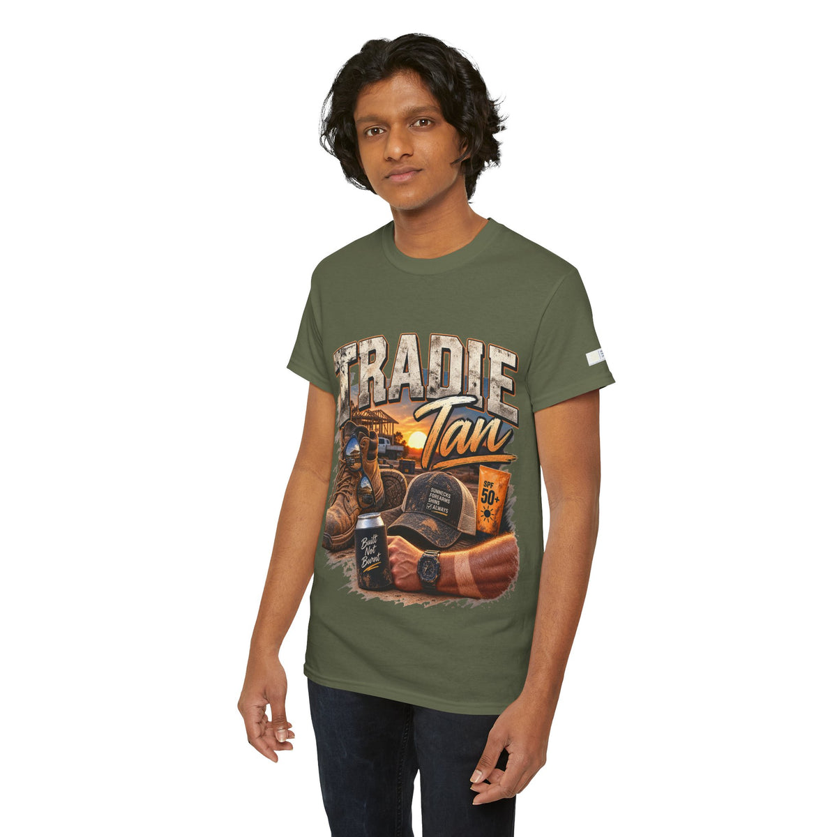 Tradie Tan T-Shirt | Funny Aussie Tradie Gift | Construction Worker Tee