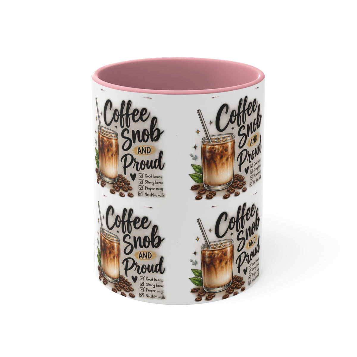 Coffee Snob Mug | Funny Coffee Lover Gift | Coffee Snob and Proud 325mL Accent Mug