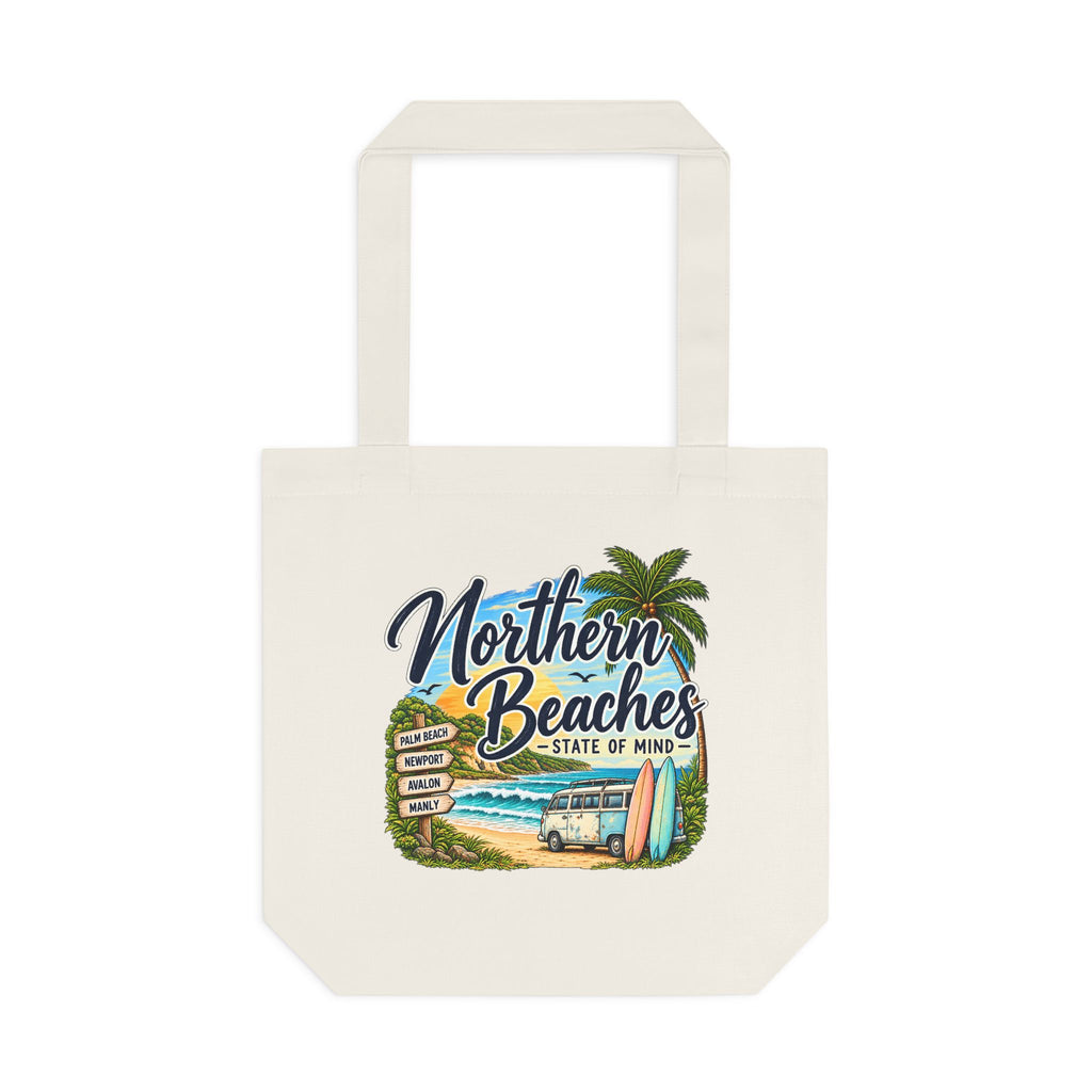 Northern Beaches Tote Bag | Sydney Beach Gift | Palm Beach Avalon Manly Coastal Bag
